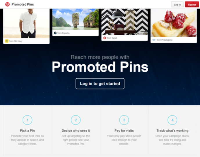promoted pins feature