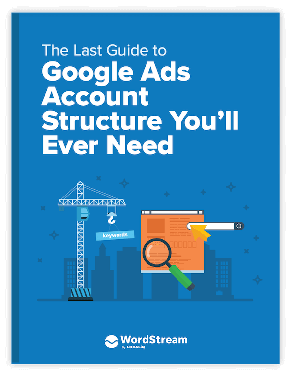 google ads account structure guide cover